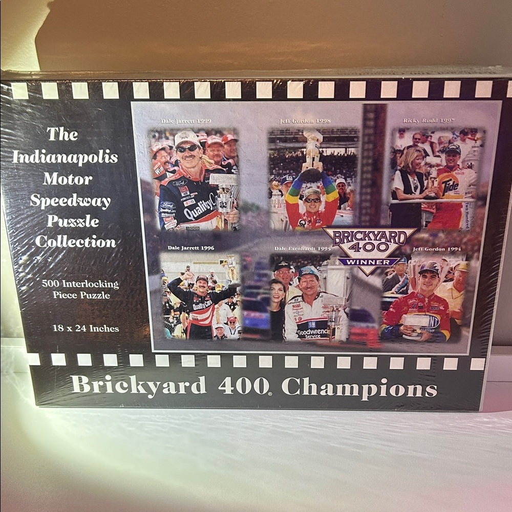 1999 NASCAR Brickyard 400 Champions Puzzle-Sealed/Mint in Original Plastic Wrap